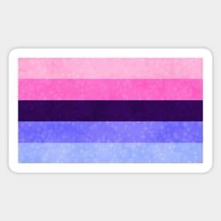 Shimmer Omnisexual Pride Flag Sticker